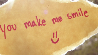 Smile message paper tree beach - me free wallpaper for desktop