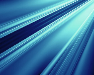 Blue background bus road distance - light ray free wallpaper