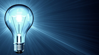 Light bulb blue background glow - a blue glow free wallpaper