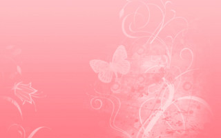 Pink background butterflies white swirl - a white swirl free wallpaper