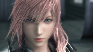 Pink hair blue eyes metal - a close up of a person free wallpaper