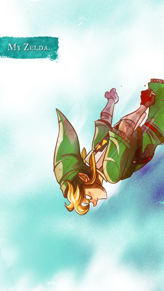 Cartoon woman flying snowboard wine - a snowboard free wallpaper for mobile