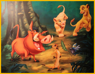 Lion jungle animals butterfly bug - other animal free wallpaper