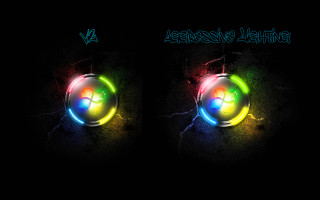 Assessing lightness glowing energy orb - the center of the image free wallpaper