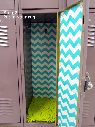 Locker open green rug chevron 2 - a door free wallpaper for mobile