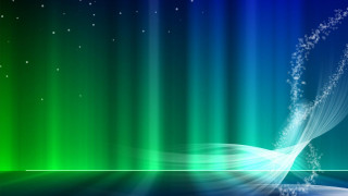 Green blue background stars wave - free neon wallpaper for desktop