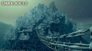Bridge forest mountain dark soul - the middle of a forest free wallpaper