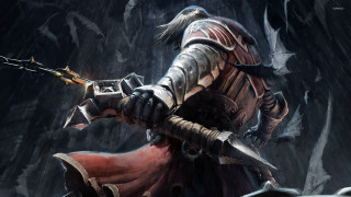 Man armor sword rain chain 2 - a sword in the rain free wallpaper