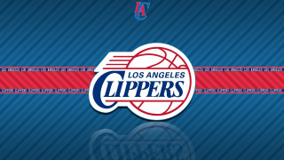 Clippers logo blue background red - free sports wallpaper
