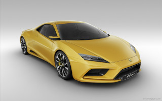 Yellow sports car photorealistic 3d - a computer rendering free wallpaper