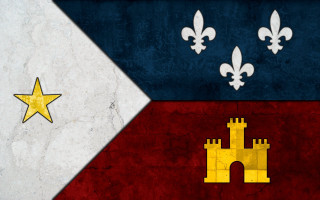 Castle flag star fleur de - a castle free wallpaper