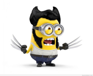 Cartoon minion scissors glasses mouth - a pair of scissors free wallpaper for desktop