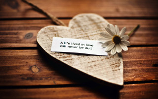 Heart shaped paper flower note 3 - love free wallpaper for desktop