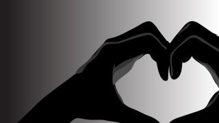 Hands heart shape couple love - the shape of a heart free wallpaper