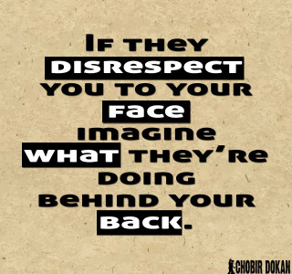 Disrespect quote paper black white - fantastic realism free wallpaper for tablet