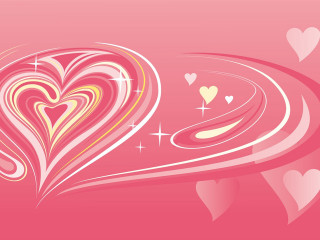 Heart swirly pattern stars image - free hearts wallpaper