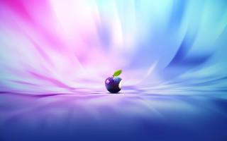 Colorful apple leaf blue pink - affinity photo free wallpaper for desktop