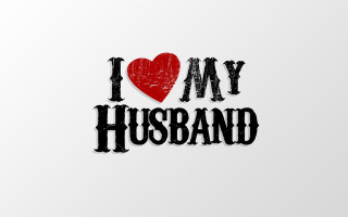 I love my husband wallpaper - black ink free wallpaper