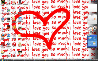 Heart drawn computer screen love - cicely free wallpaper