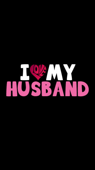 I love my husband black - love free wallpaper for mobile