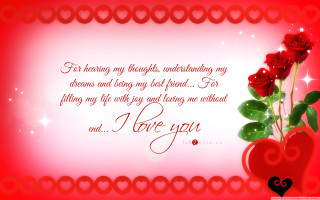 Red heart roses poem middle - a poem free wallpaper