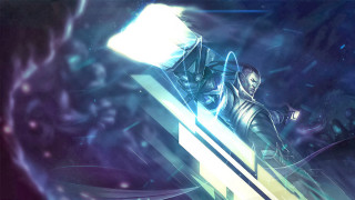 Futuristic man suit sword glowing 3 - a futuristic suit holding free wallpaper for desktop