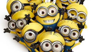 Minions heart shape eyes closed 2 - their eye free wallpaper