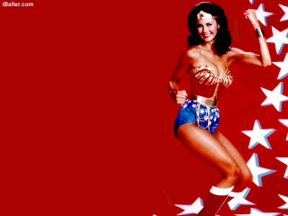 Woman bikini stars red background - dorothy coke free wallpaper