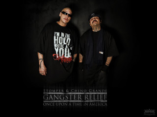 Two men black background white - a white text free wallpaper for desktop