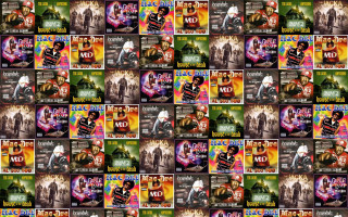 Man guitar woman guitar collage - a collage of photos free wallpaper