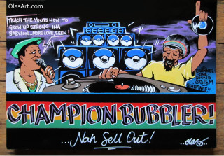 Champion bubble funk graffiti punk - punk art free wallpaper for desktop