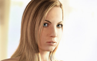 Woman blonde hair blue eyes 12 - long blonde hair free wallpaper