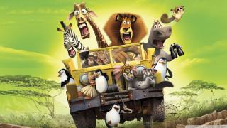 Cartoon animals truck zebra giraffe - a cartoon of a group free wallpaper