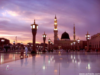 Dusk purple sky clock tower - dusk time free wallpaper for desktop