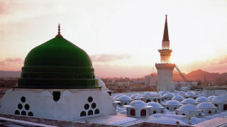 White domes green dome sunset - a large group free wallpaper