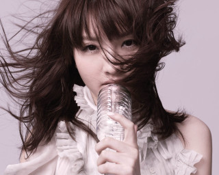 Woman long hair silver object - long hair holding free wallpaper