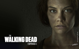 Woman serious look walking dead - dead free wallpaper for desktop
