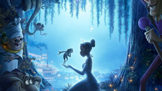 Enchanted forest woman cat disney - a painting of a woman holding free wallpaper