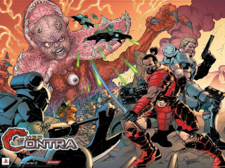 Comic book giant creature group - a comic book cover free wallpaper for desktop