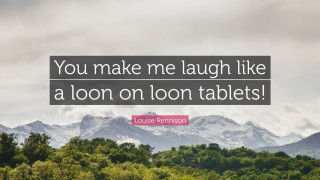 Loon quote tablets mountain range - andrew robertson free wallpaper