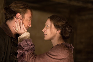 Man woman looking mirror together 3 - the others hand free wallpaper