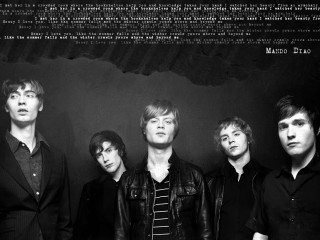 Men group poster black white - word free wallpaper