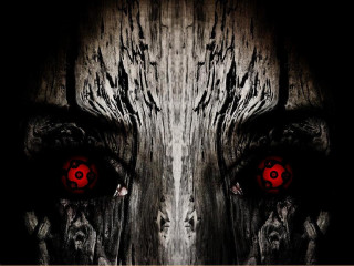 Creepy face red eyes scary - a creepy look free wallpaper
