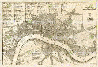 London map river thames 19th - christopher wren free wallpaper