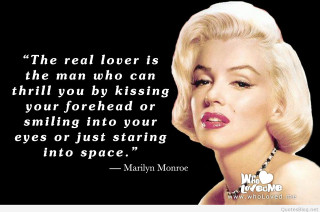 Marilyn monroe quote love life - free love wallpaper