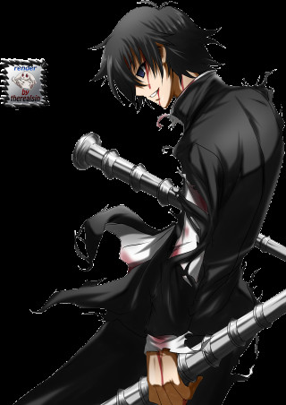 Man sword black coat white - a black coat free wallpaper for mobile