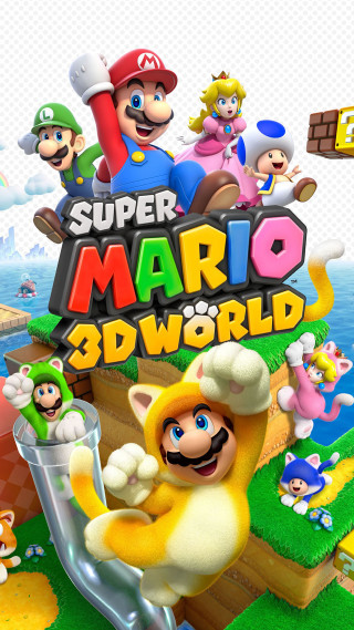 Nintendo wii mario game cover - the front free wallpaper for mobile