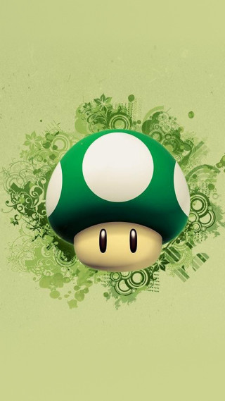 Mushroom green background white mushroom - a mushroom free wallpaper for mobile