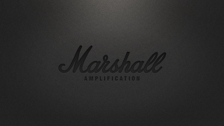 Black white marshall amplifications logo - andrew boog faithfull free wallpaper
