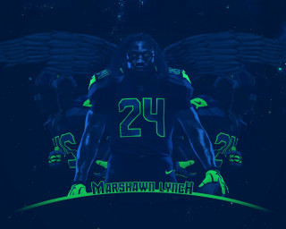 Football player number wings back - a night sky free wallpaper